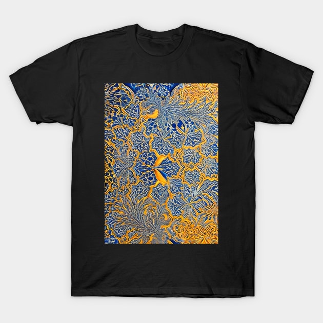 African Print Pattern T-Shirt by Prilidiarts